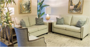 Office image showing waiting area