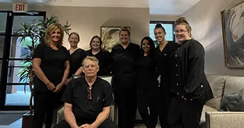 Dr Hecht and staff